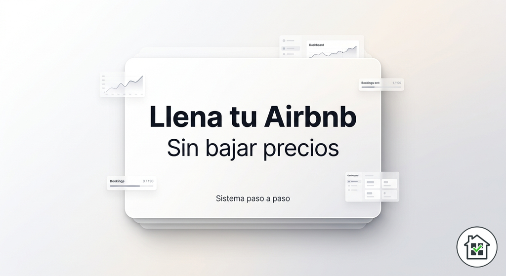 Llena tu Airbnb sin bajar precios (Sistema completo paso a paso)
